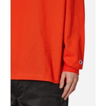 Brand New WTAPS Academy Longsleeve T-Shirt Orange Available for Immediate Shipping