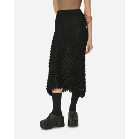 Brand New Gradient Spikes Midi Skirt Black Ready for Shipment