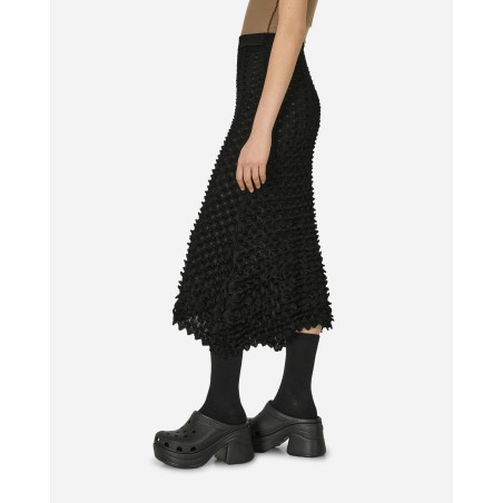 Brand New Gradient Spikes Midi Skirt Black Ready for Shipment