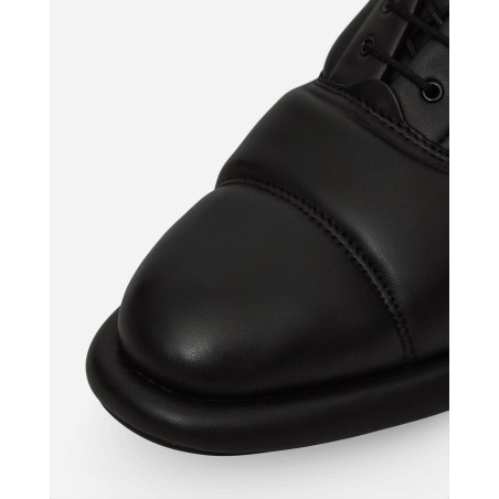 Brand New Women's Martine Rose Leather Oxford Shoes Black Available for Immediate Shipping