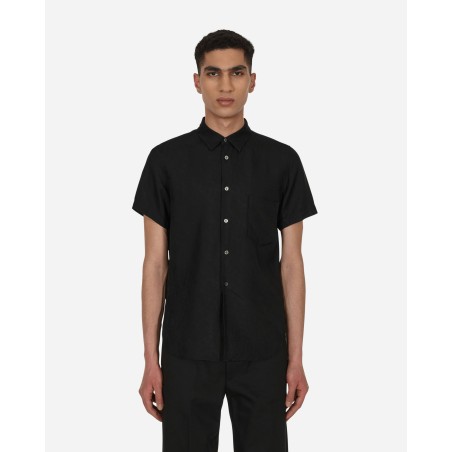 Brand New Cupro Shortsleeve Shirt Black New Stock