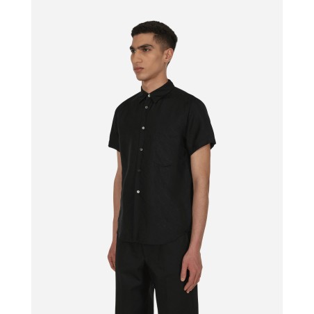 Brand New Cupro Shortsleeve Shirt Black New Stock