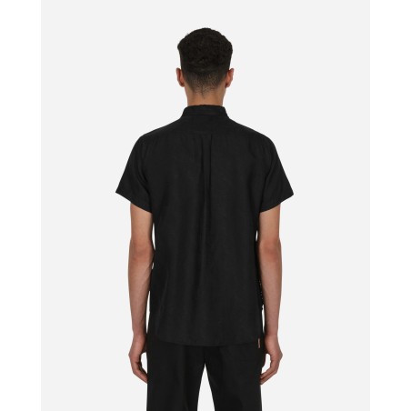 Brand New Cupro Shortsleeve Shirt Black New Stock