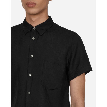 Brand New Cupro Shortsleeve Shirt Black New Stock