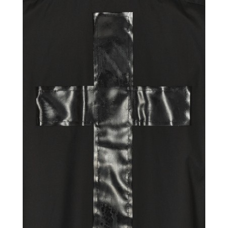 Brand New Cotton Tarpaulin Cross Shirt Black Just In