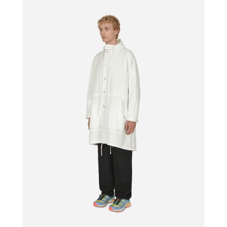 Brand New Engineer Tarpaulin Cross Coat White