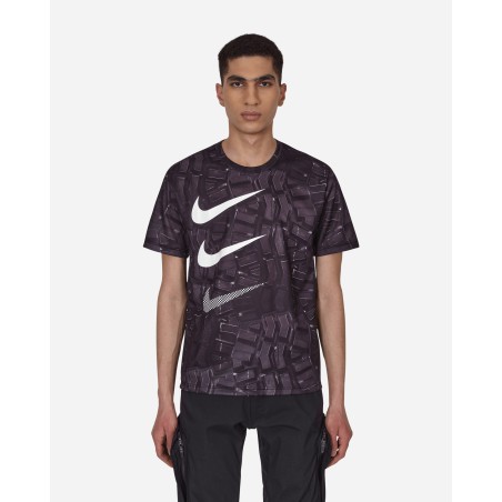 Brand New Nike Vertical Triple Tick T-Shirt Black In Stock