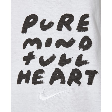 Brand New Nike Message Print T-Shirt White New Release