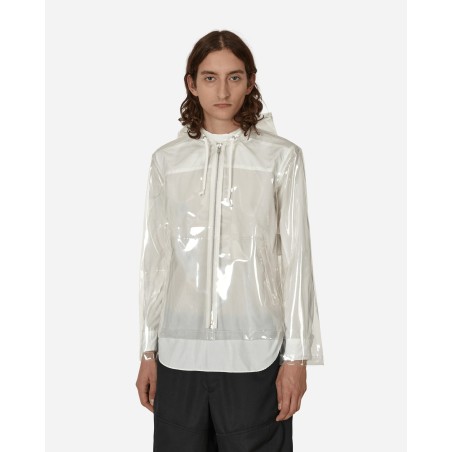 Brand New Clear Hooded Jacket White Limited Stock