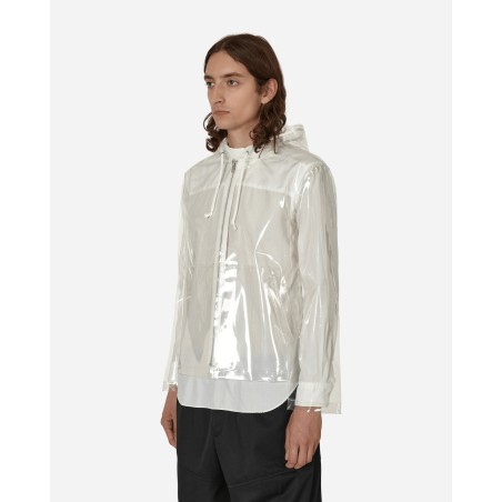 Brand New Clear Hooded Jacket White Limited Stock