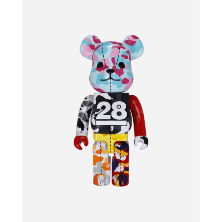 Brand New Medicom 28th Anniversary 1000% Bape Camo Be@rbrick Pink Fresh Release