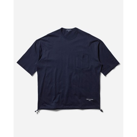 Brand New Men's Oversized Drawstring Logo T-Shirt Navy Just In