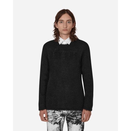 Brand New Mohair Crewneck Sweater Black Just Launched