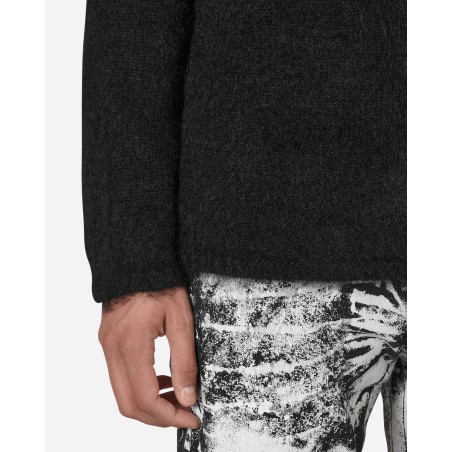 Brand New Mohair Crewneck Sweater Black Just Launched