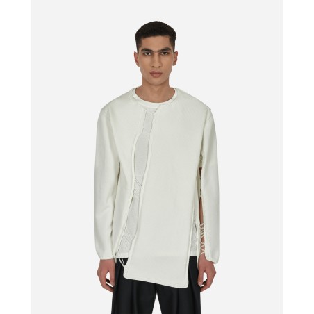 Brand New Cut-Out Sweater White Latest Edition