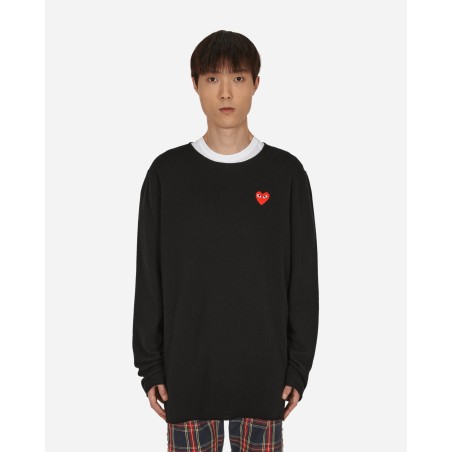 Brand New Heart Patch Sweater Black Limited Stock