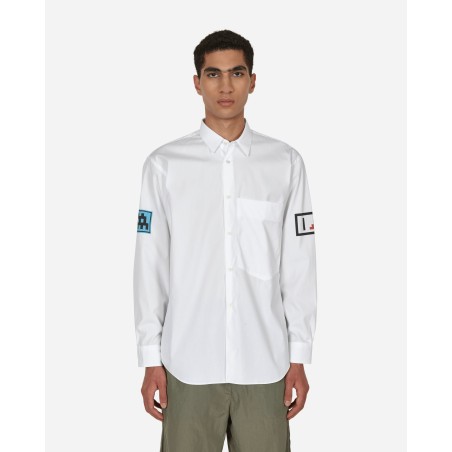 Brand New Invader Cotton Shirt White Immediate Availability