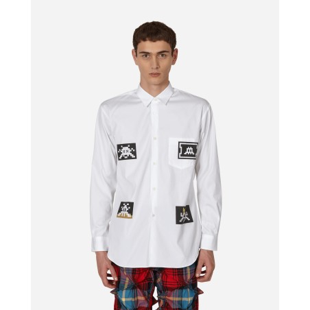 Brand New Invader Poplin Shirt White Just Launched