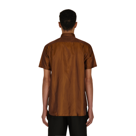 Brand New Dot Shortsleeve Shirt Brown Available Now