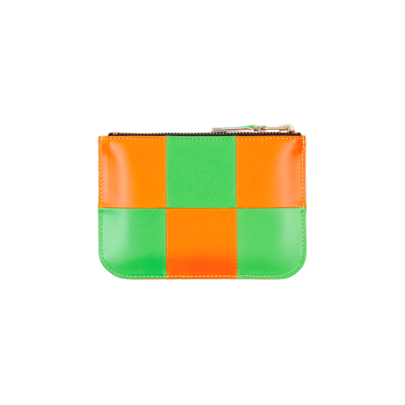 Brand New Fluo Square Zip Pouch Multicolor In Stock