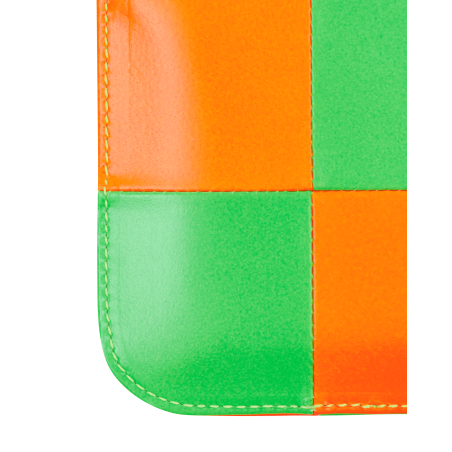 Brand New Fluo Square Zip Pouch Multicolor In Stock