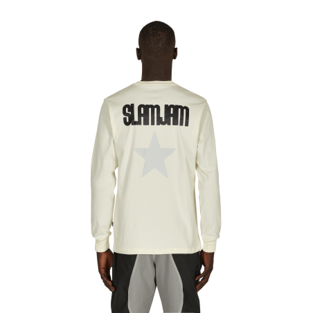 Brand New Slam Jam Long Sleeve T-Shirt Beige Just In