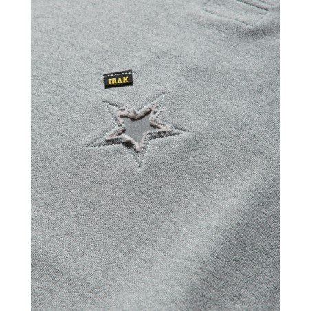 Brand New Men's IRAK NYC Gold Standard Hoodie Vintage Grey Heather Hot New Item