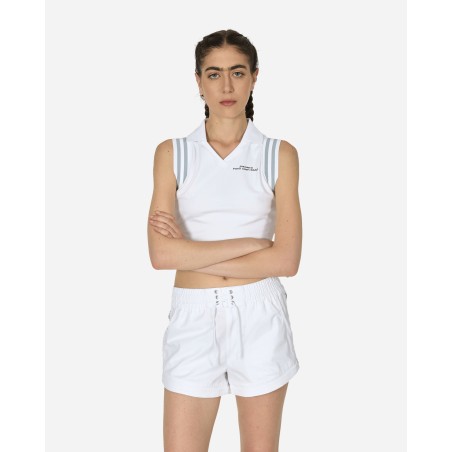 Brand New Feng Chen Wang Polo White / Arctic Ice Fresh Release